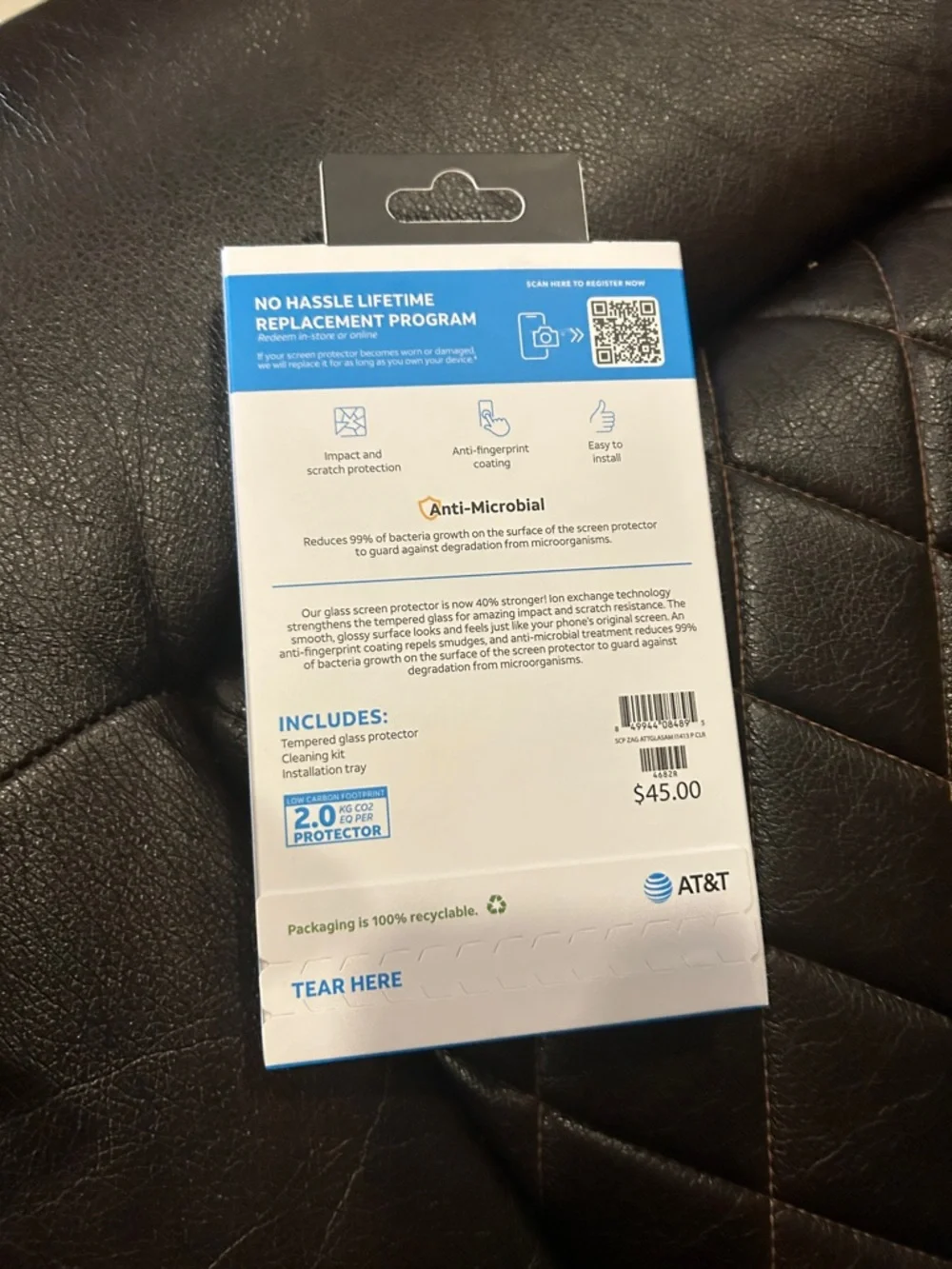 Tempered Glass Screen Protector for iPhone 14/13/13 Pro - Clear